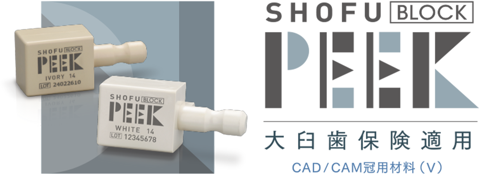 SHOFU BLOCK PEEK 大臼歯