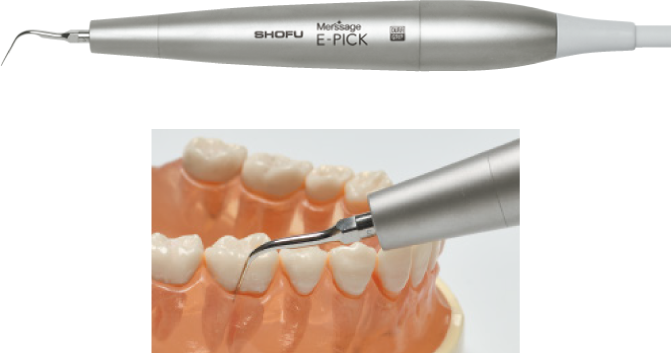 耐久性にすぐれたライト付チタン製ハンドピース