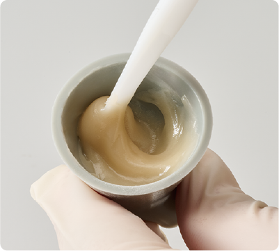 滑らかに混和できる