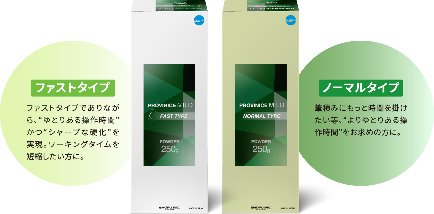 ファストタイプ ノーマルタイプ