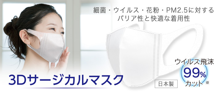 3Dサージカルマスク