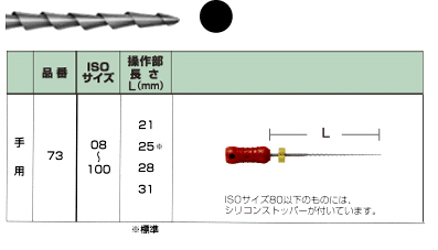 Hファイル (手用) -製品情報2-